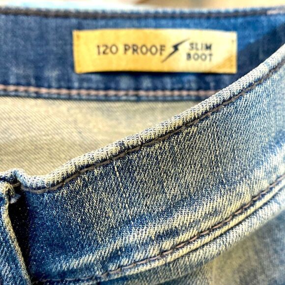 Moon shine 120 proof slim boot Cut Mens Jeans 32/36L NEW - Picture 7 of 7